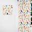 Watercolor Dreams Polka Dots Pattern II - Modern Curtain - Velvet Room Darkening - 1 Panel-107595610