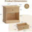 57.7 cm W Bedside Table-1604146163