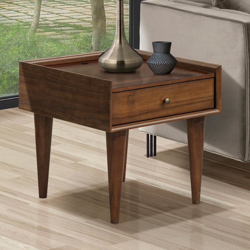 Sutton Walnut Side Table