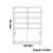 Modern simple storage bookcase
