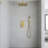 Ceiling Mounted Shower System Combo Set with Handheld and 12"Shower head