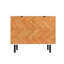 Armoire d'appoint Mid-Century à 2 portes avec tablettes Liam-805845442