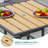 Aadu 58cm Square Outdoor Dining Table with 4.2cm Umbrella Hole