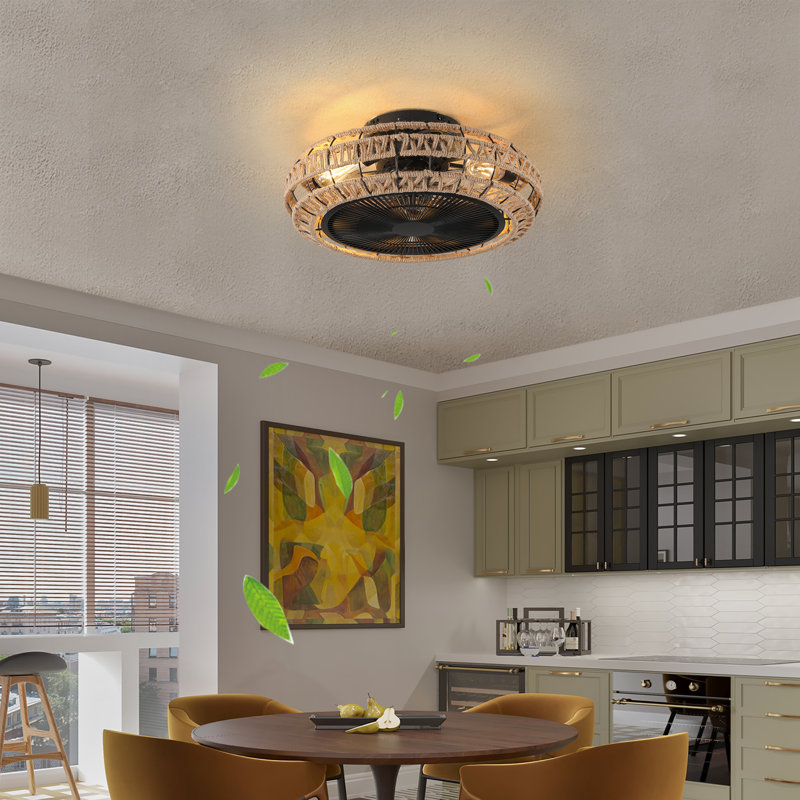 19.6'' Ceiling Fan with Light Kit