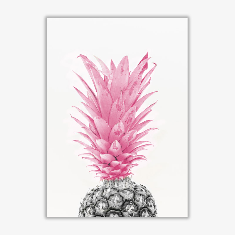 Pineapple - Print, 85 cm H x 60 cm W x 1 cm D, No Frame