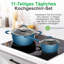 Menelaus 11 - Piece Aluminum Cookware Set