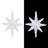 3D Hanging Star Lighted Display