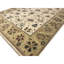 Tapis ivoire et doré de haute qualité noué à la main