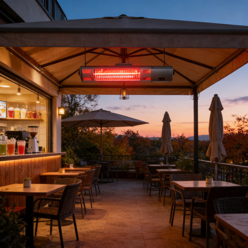 Chauffe-terrasse électrique 1500W