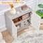 Buffet décoratif 30,7 po à 2 portes rétro-1960061203