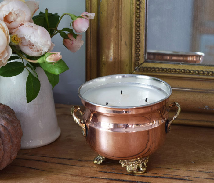 Grapefruit/Mint Scented Jar Candle