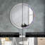 Huldar Glass Flat Wall Mirror