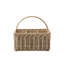 Provence Rattan Flatware Caddy - Light Brown