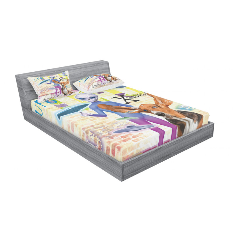Microfiber Sheet Set, Queen Sheet Set with Pillowcase