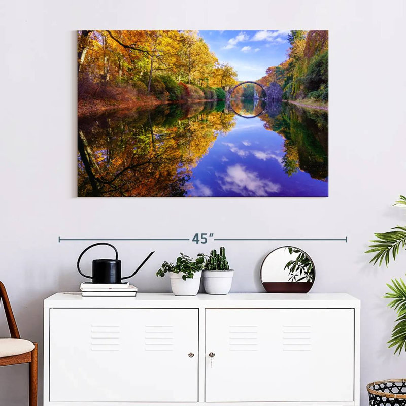 Alvord Autumn Lake, H 26 po x l 39 po