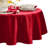 Brosh Solid Texture Water and Stain Resistant Round Polyester Tablecloth-1256912637-1242869194