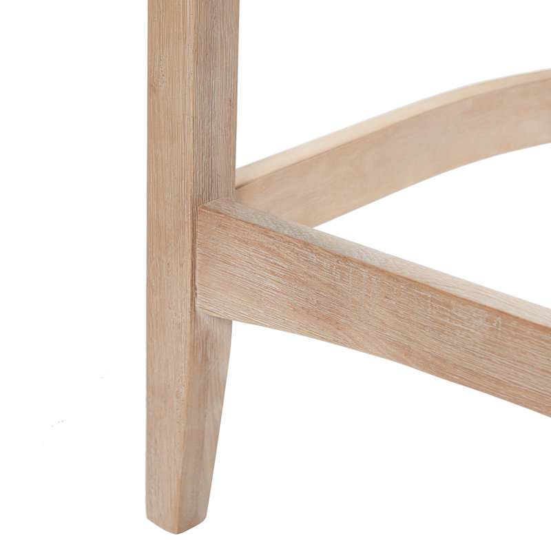 Tabouret de bar Avon, Coussin beige / structure naturelle