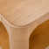 Modern Rounded Rectangular Coffee Table With Shelf