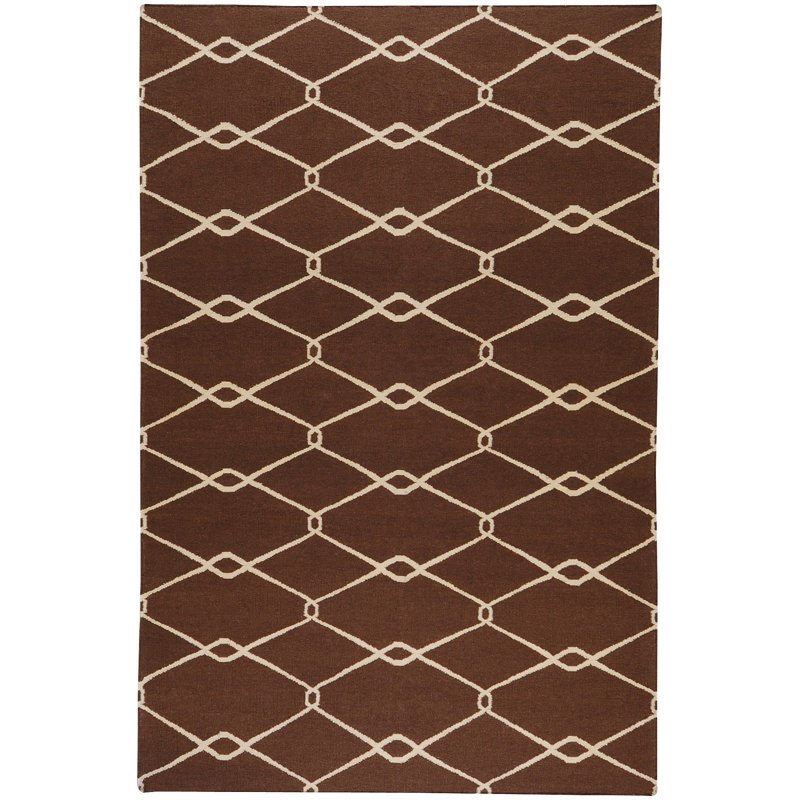 Laticia Wool Geometric Indoor Rug, Rectangle 8' x 11'