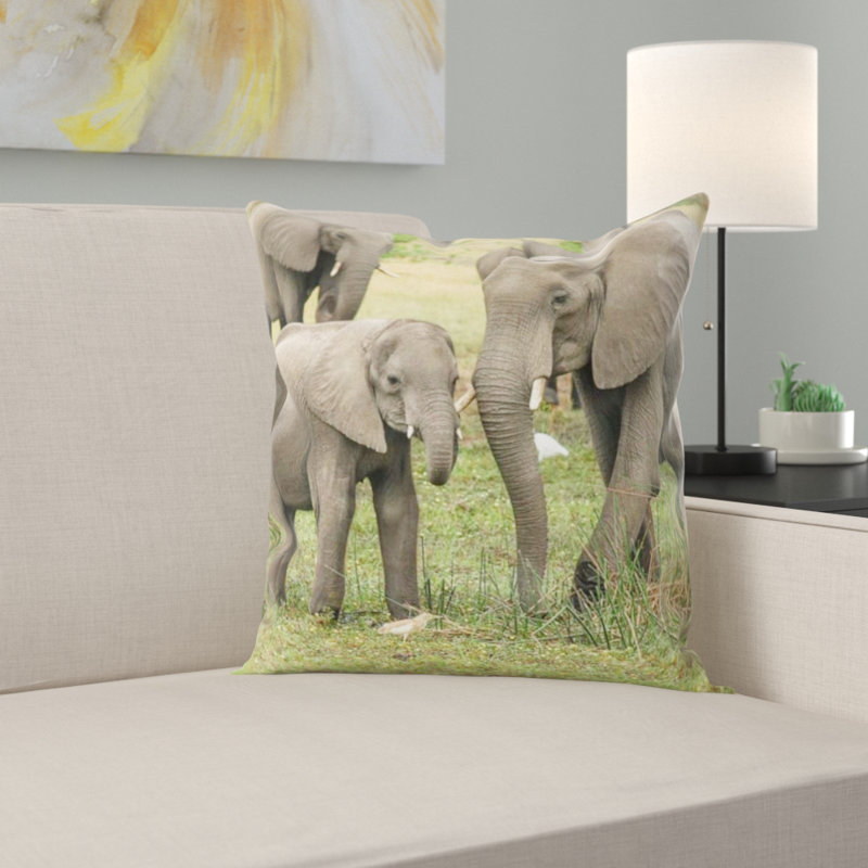 Microsuede Throw Pillow