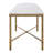 Everly Quinn Hiltner Gold Bench
