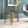 Amethist 2 Piece Nesting Tables with Solid Wood Legs