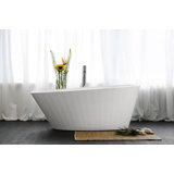 Couture 65.5'' L Freestanding Soaking Bathtub