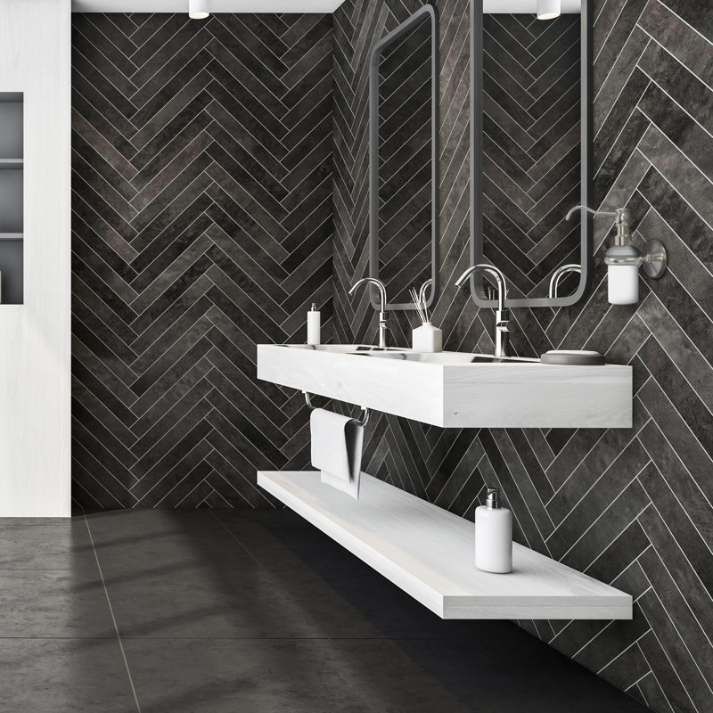 Distributeur de savon mural Tilney, Nickel satiné