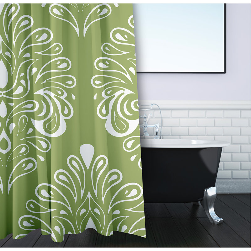 Rideau de douche Kolby, Vert