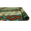 Tapis Kilim en laine fabriqué à la main bleu/beige hults