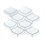 Mythos™ 11" x 12" Ceramic Arabesque Mosaic Tile