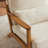 Elizabeth Upholstered Accent Chair With Wooden Legs And One Pillow-711632035