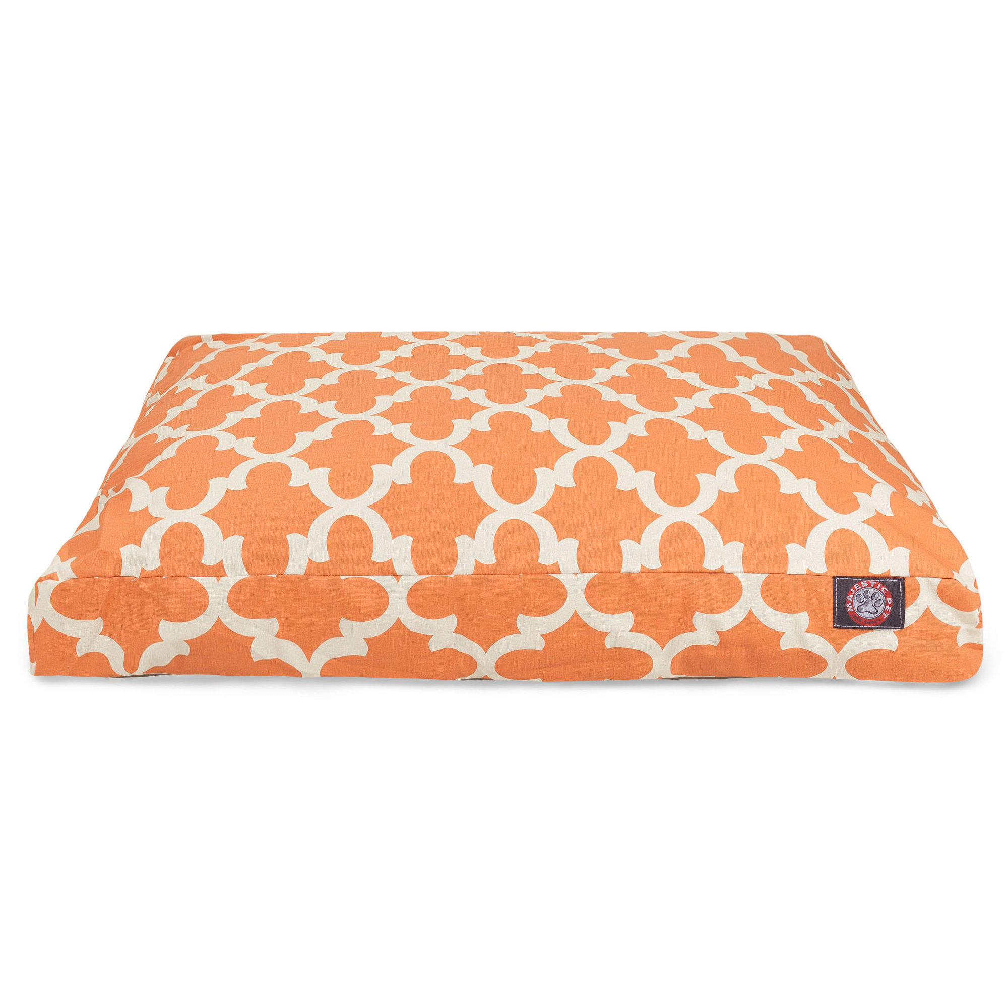 Trellis Geometric Pillow, Peach, Small (20" W x 27" D x 4" H)