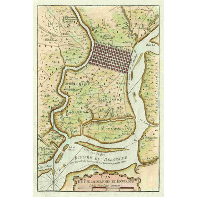 Petite carte de Philadelphie