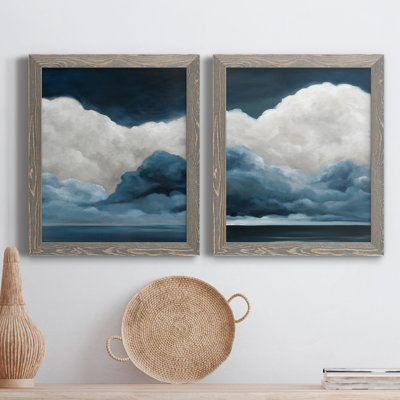" Nature's Drama I " 2 Piece Art Color Photography Painting