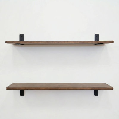 Ensemble de tablettes et supports en bois 8 po
