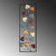 Accessoire mural décoratif en métal fait à la main, 12,6 po x 35,4 po | 100% métal, épaisseur: 0,06 pouce | Conception unique peinte à la main, parfaite pour la décoration intérieure | Décoration murale polyvalente avec des variations de couleurs