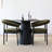 Modern Upholstered Dining Chair with Curved Arms-1564777833