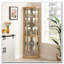 Vitrine de coin lumineuse avec portes et tablettes en verre trempé-13523559