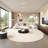 Butter wind negotiate curved sofa-104367085