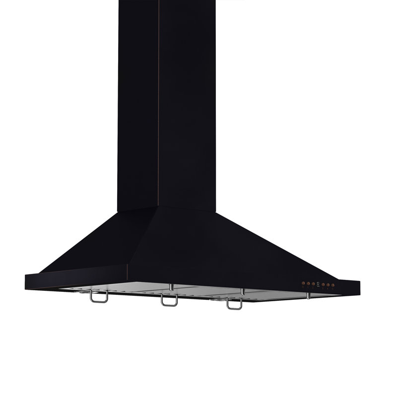 42" 400 CFM Ducted Wall Mount Range Hood, Oil-Rubbed Bronze