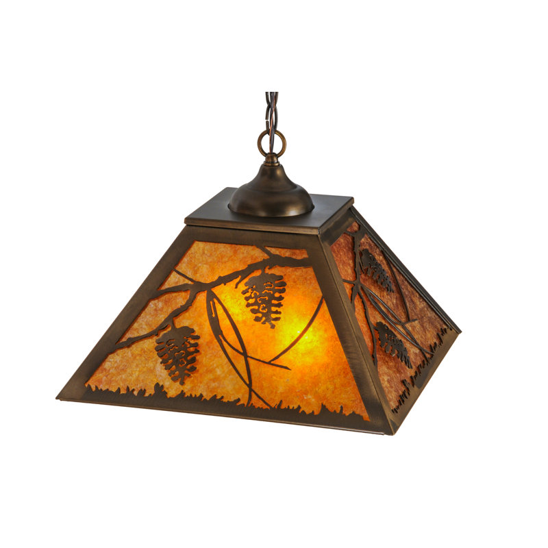 2 - Light Unique/Statement Pendant, Antique Copper