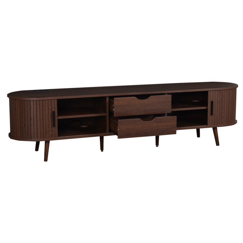 Meuble télé 70 po Mid Century Modern