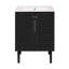 Meuble-lavabo autoportant 24 po en chêne noir avec comptoir Bron-1297304481-1297304505-1297304507