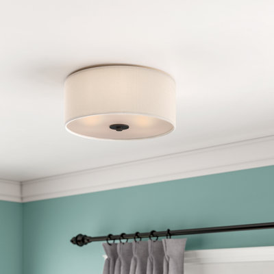 Lembrick Fabric Flush Mount
