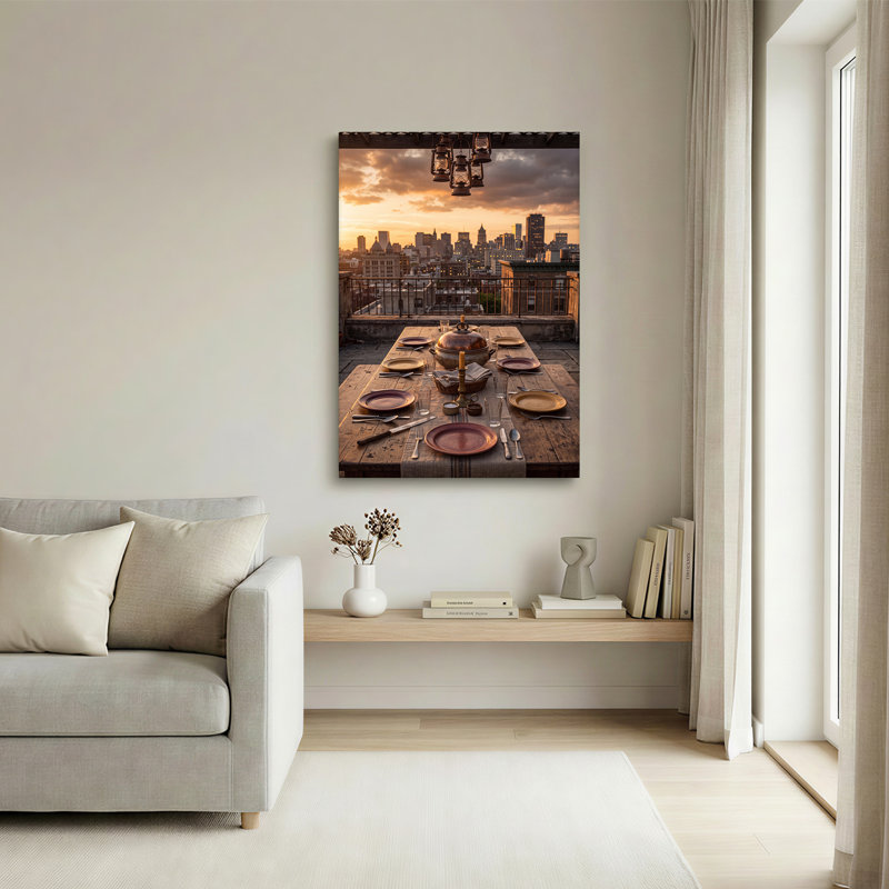 Art mural sur toile Rustic, H 18 po x l 12 po