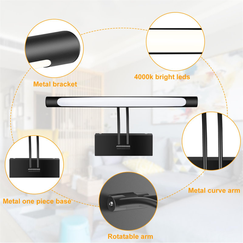 Hardwired LED Wall Mount Picture Light
