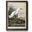 «Snowy Heron», peinture sur toile encadrée-1703906544