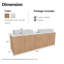 Meuble-lavabo mural 60 po avec comptoir en quartz blanc-437333873-359608474