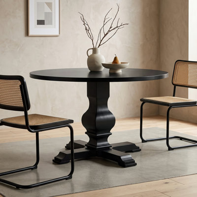 Keltner Round Solid Wood Base Dining Table